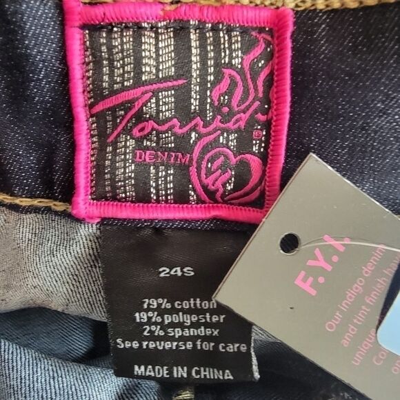 Torrid Nwt classic skinny jean vintage stretch 24s 24 petite - Picture 6 of 7